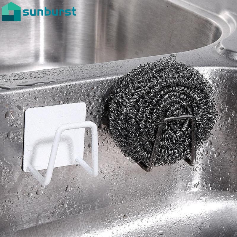 Giá Đỡ Mút Xốp Rửa Chén Gắn Tường Đa Năng Tiện Dụng Cho Nhà Bếp / Phòng Tắm