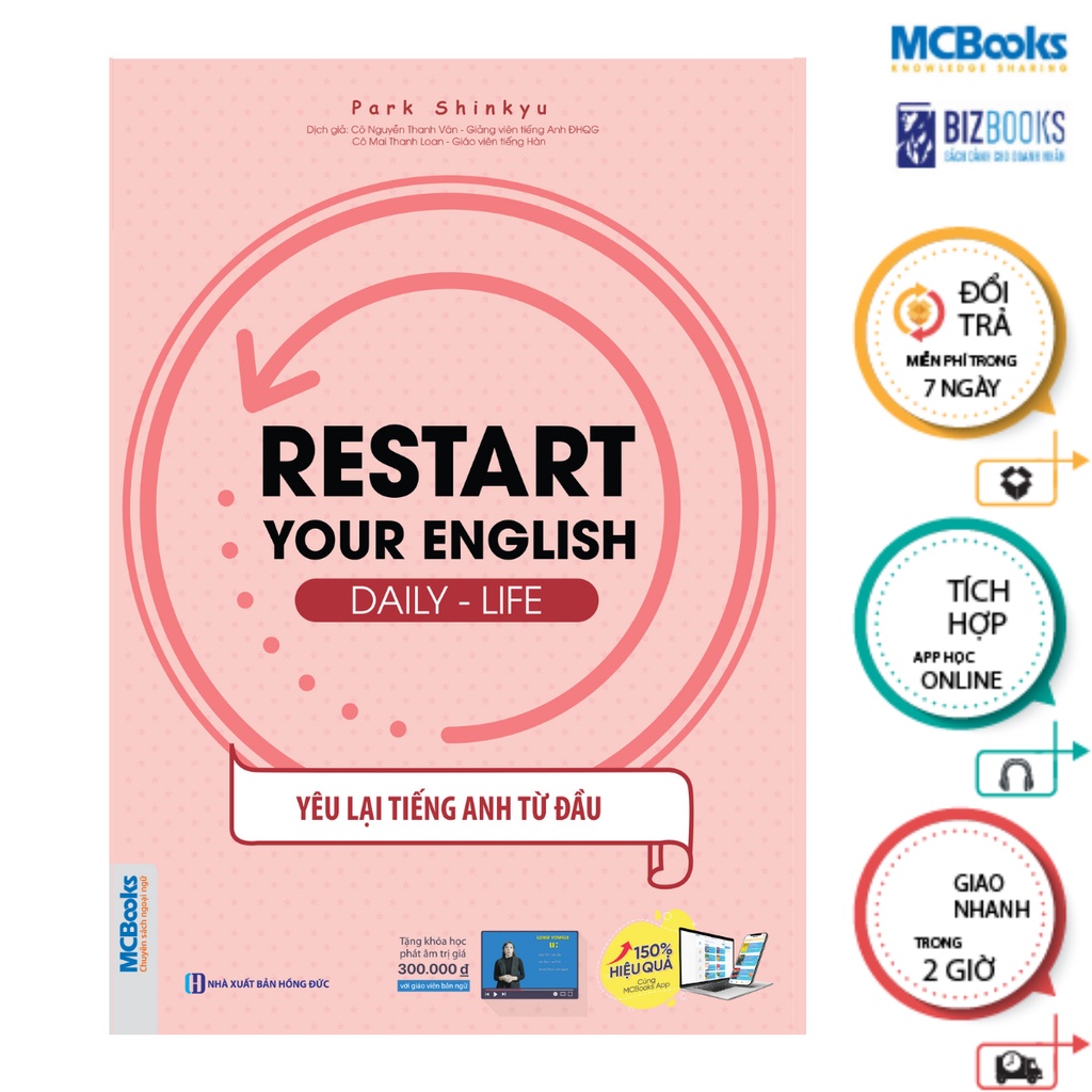 Sách - Restart Your English – Daily Life - Yêu Lại Tiếng Anh Từ Đầu