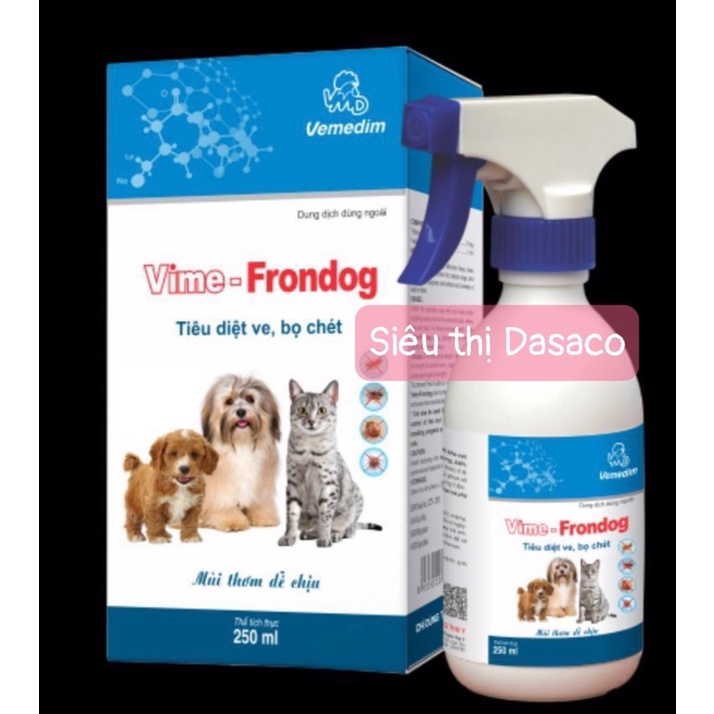 Thuốc xịt ve Vime - Frondog 250ml