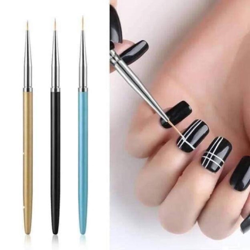 Set 3 cọ tóc chuyên dụng vẽ móng