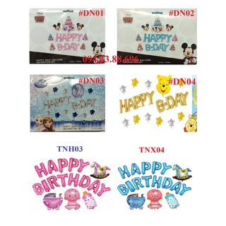 THANH LÝ NGHỈ BÁN - Có sẵn 50 Mẫu Set bóng trang trí sinh nhật loại đẹp với nh mẫu ảnh thật - đồ trang trí thôi nôi