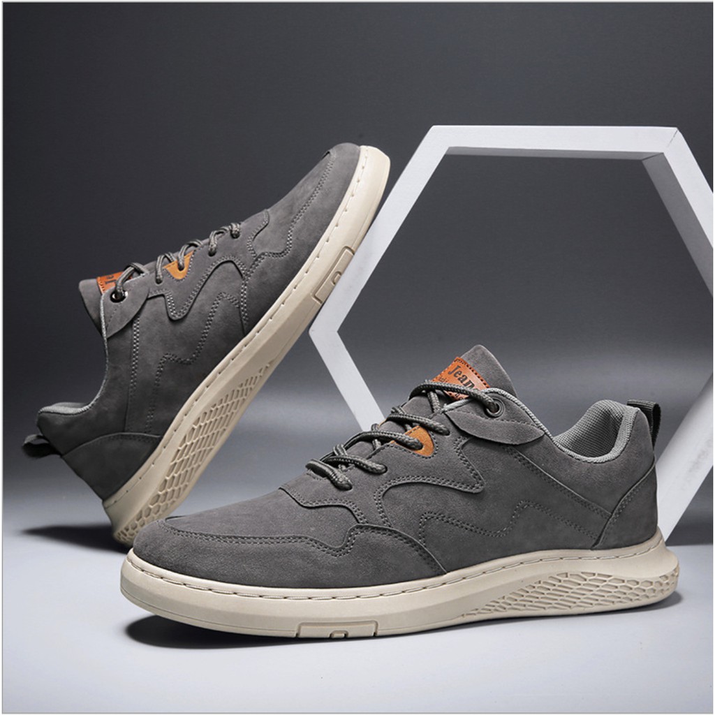 Giày Nam Da Lộn Thời Trang HOT - Sneaker Nam Cao Cấp [Hàng Nhập Khẩu] - PB.Style - PB009