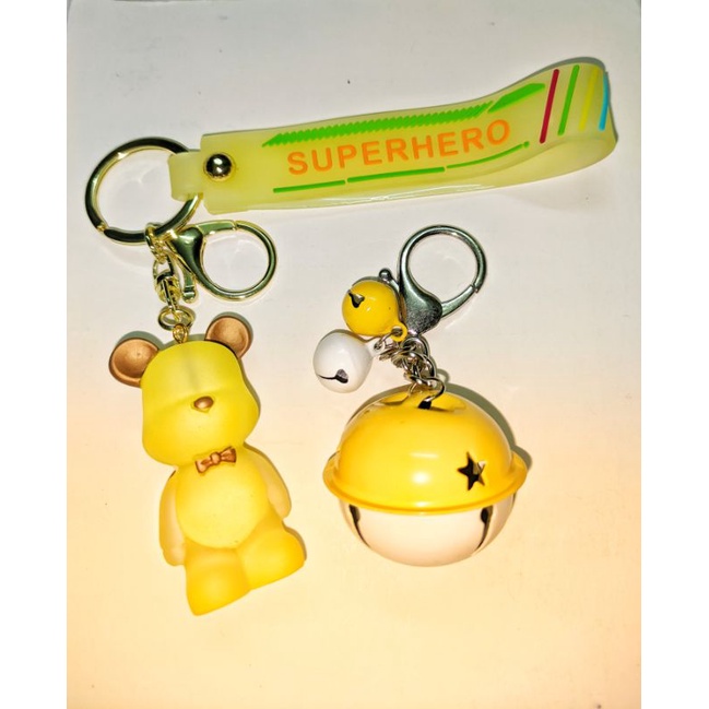 Móc khóa Bearbrick kèm chuông