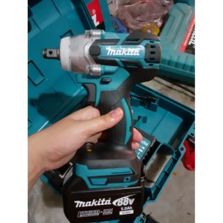 Máy siết bulong Makita 88V, máy bắn tôn, máy pin không chổi than loại 2 pin