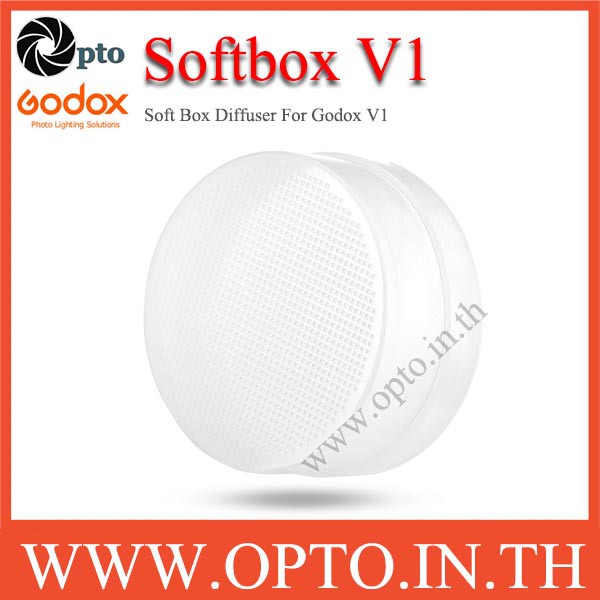 Máy Khuếch Tán Hộp Mềm Cho Godox V1 V1Pro V100 Nhựa Flash V1