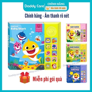 Đồ chơi sách âm nhạc Baby Shark Pinkfong - Chính hãng - đò chơi âm thanh cho bé 1,2,3,4 tuổi sound bo0k
