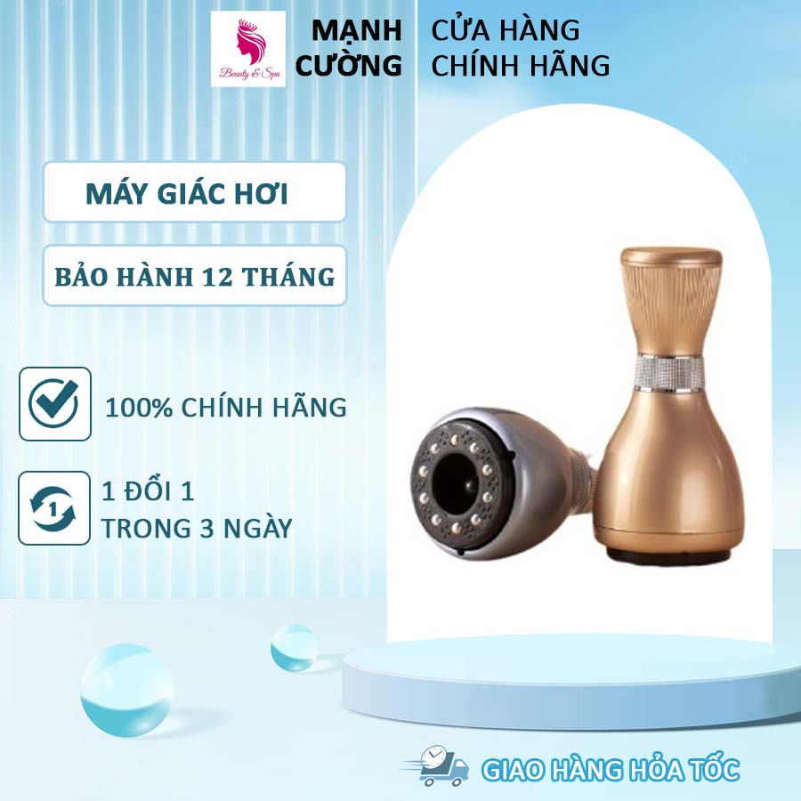 Máy Giác Hơi Tích Điện 9 Cấp Kết Hợp Đèn Hồng Ngoại Mẫu 2022