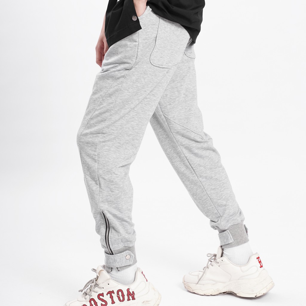 [Mã FAMALLT5 giảm 15% đơn 150K] Quần Jogger nỉ thể thao Unisex N7 bó ống kéo khóa cổ chân nhiều túi tập gym nam nữ Zip01 | BigBuy360 - bigbuy360.vn