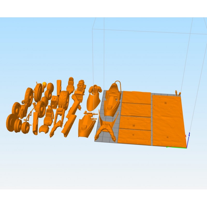 File in 3D Akira Kaneda Bike - Manga