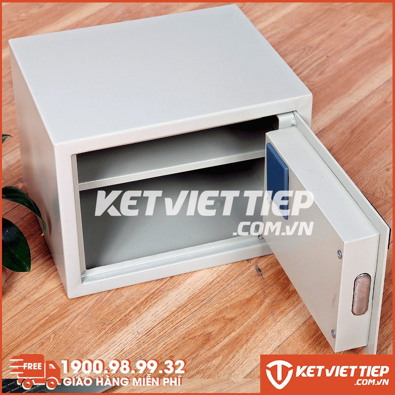 Két Sắt Mini Điện Tử Việt Tiệp Tiêu Chuẩn Khách Sạn, Két Sắt Âm Tường Có Thể Bắt Vít Vào Tủ Hoặc Vào Tường KS216