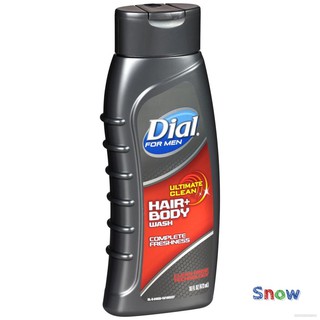 Tắm gội dial for men ultimate clean hair body wash 473ml