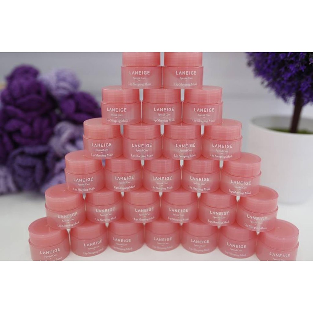 ( Mẫu mới 2019) Mặt nạ môi LANEIGE Lip Sleeping Mask [ Berry] - Mini Size 3gr | BigBuy360 - bigbuy360.vn