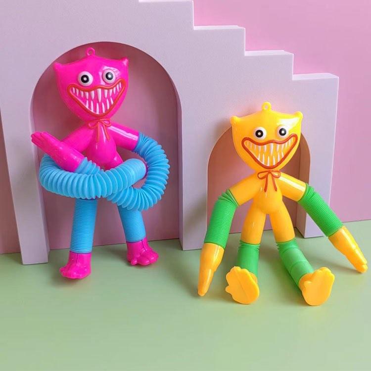 Huggy Wuggy Ống Lò Xo Biến Hình Có Đèn 2in1