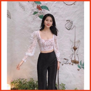 [ FREESHIP ] Áo ren cổ u đan tay siêu xinh 💖 (hàng đẹp)