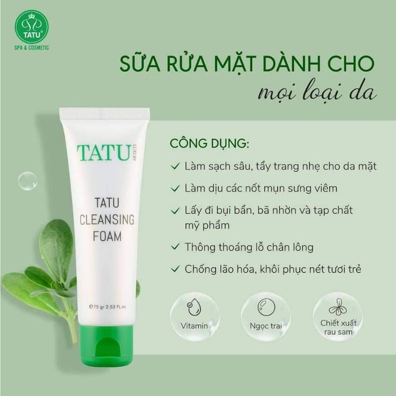 Sữa Rửa Mặt TATU | BigBuy360 - bigbuy360.vn