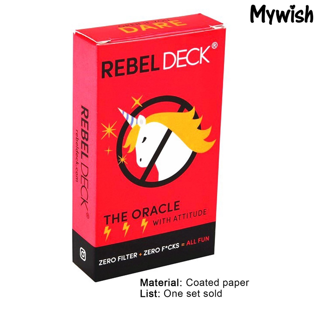 👶👣Bộ 60 thẻ hình Rebel DECK Rebel DECK Unicorn God | BigBuy360 - bigbuy360.vn