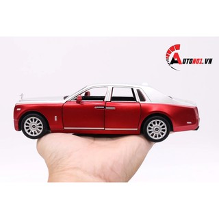 MÔ HÌNH XE ROLL ROYCE PHANTOM RED SILVER 1:30 ICONIC 6353