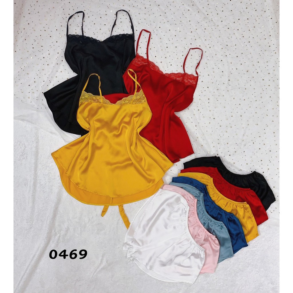 Đồ ngủ sexy 🌺 Freeship 🌺 Đồ ngủ nữ sexy nữ vải satin phối ren quyến rũ Freesize 40-60kg - Linqu Sleepwear | BigBuy360 - bigbuy360.vn
