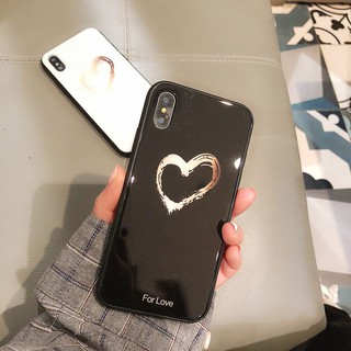 [ IPHONE-SAMSUNG ] Ốp Lưng Kính Cường Lực For Love