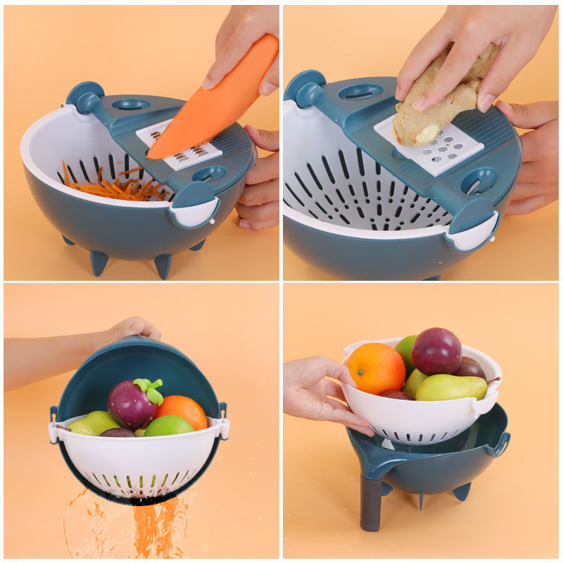 Bộ Dụng Cụ Bào Sợi Củ Quả Đa Năng 9 Trong 1