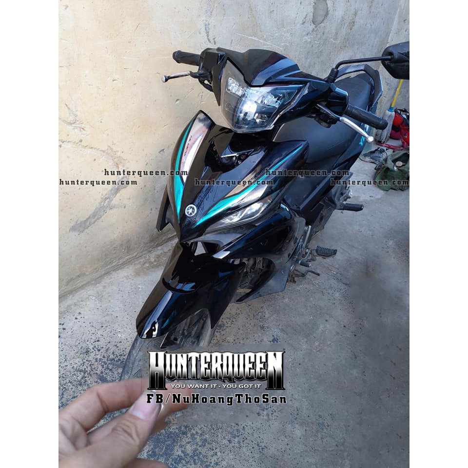 Tem rời xe Exciter 2011 - Chất liệu crom - Y15ZR - Tùy chỉnh theo yêu cầu - Tem chế Exciter 135 chất lượng cao