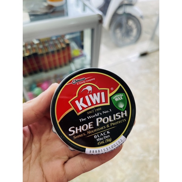 Xi đánh giày KiWi. Sáp Nâu - Sáp Đen 45ml