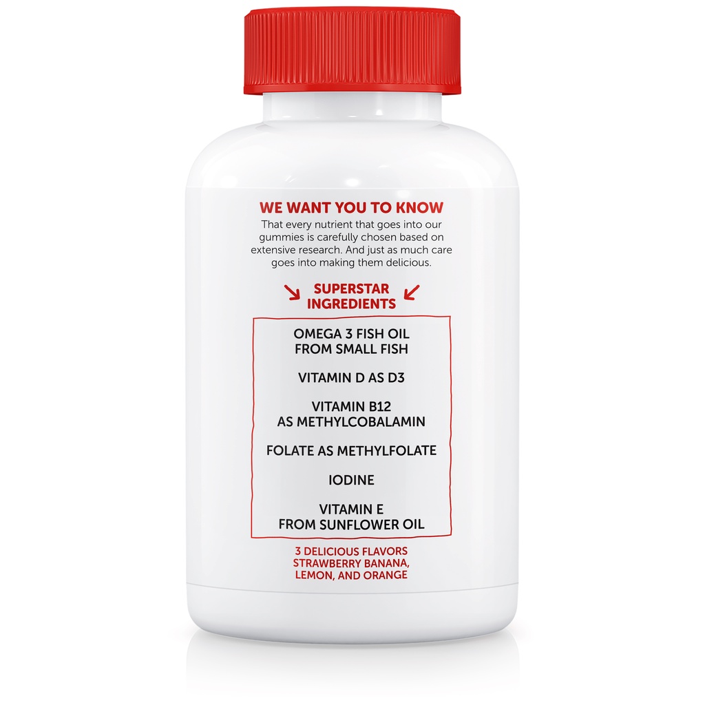 Kẹo dẻo Smarty Pants Vitamin tổng hợp giúp trẻ thông minh 180 viên