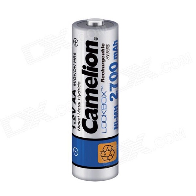 Combo Máy Sạc Camelion BC-1010B Kèm 6 Pin Sạc AA Camelion 2700 mAh Chính Hãng