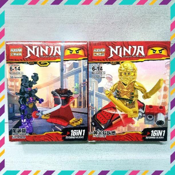 [FREESHIP] Bộ lego Mini figures Ninjago 16in1 (HJ-035)