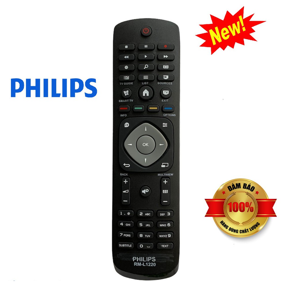 Remote điều khiển tivi PHILIPS smart LED LCD