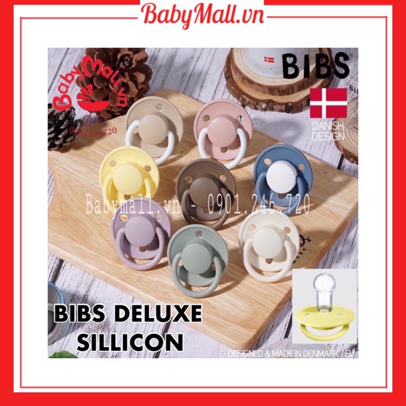 Ty giả BIBS DELUX SILLICON 4648 chính hãng 0-3Y