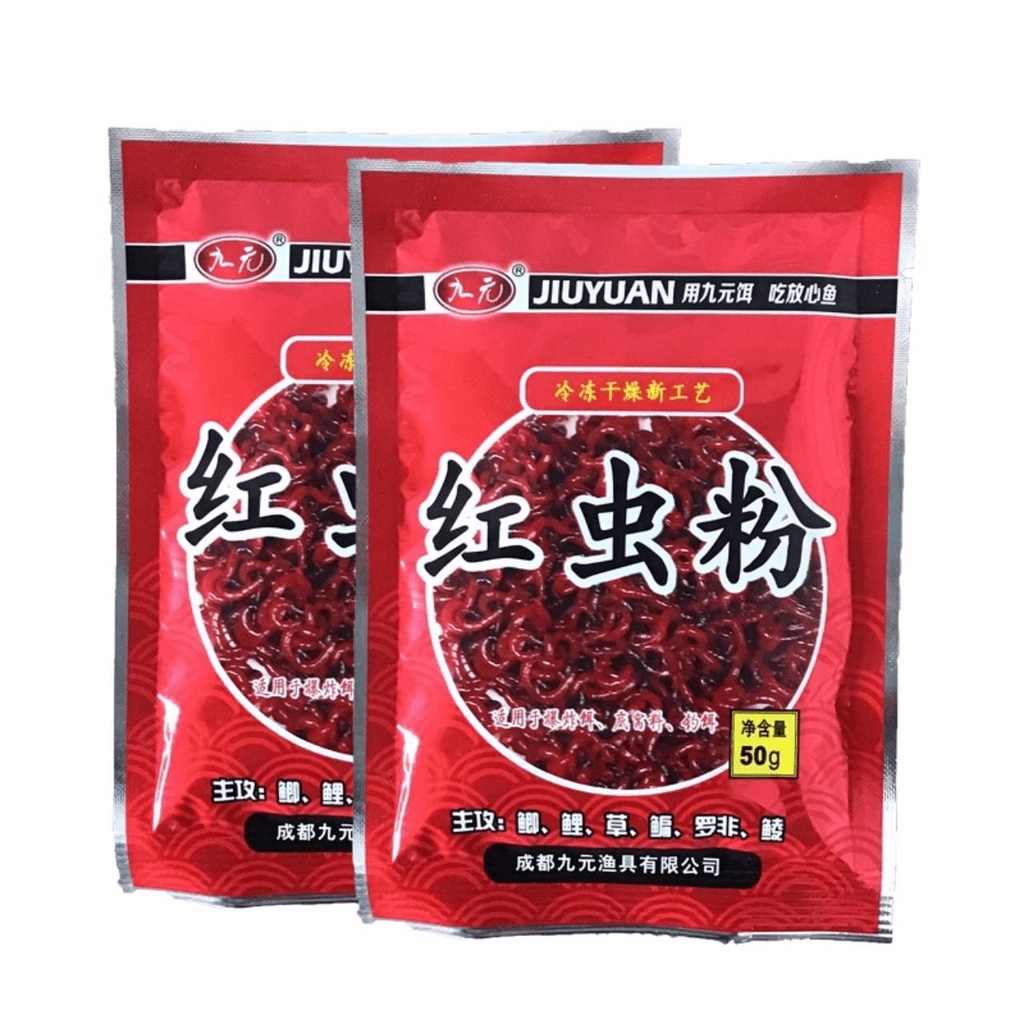 Mồi Bột TRÙNG ĐỎ Trộn Mồi Câu Cá, SIÊU NHẠY - DIHOSO FISHING
