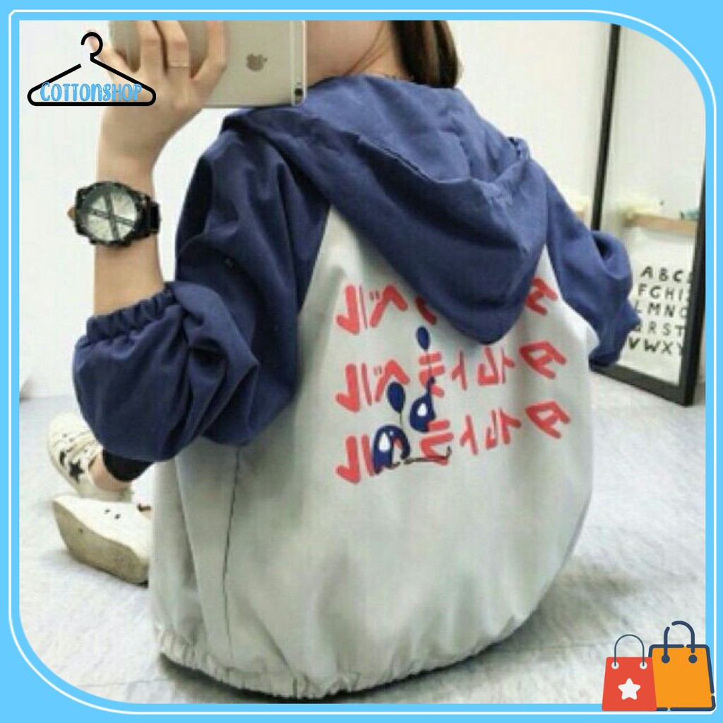 [Mã WASTUP5 giảm 10% tối đa 20K đơn 99K] [Giá siêu rẻ] Áo khoác dù tay phối chữ Nhật | BigBuy360 - bigbuy360.vn