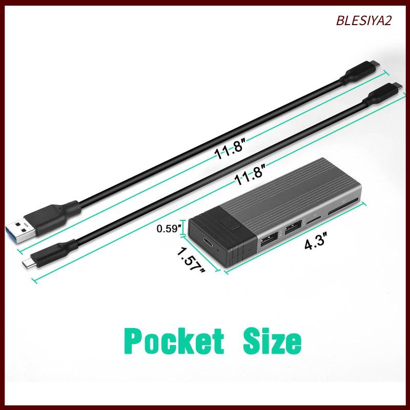 Hộp Đựng Ổ Cứng SSD M.2 NVMe SATA M.2 10 Gbps 6Gbps Cho Điện Thoại / Máy Tính