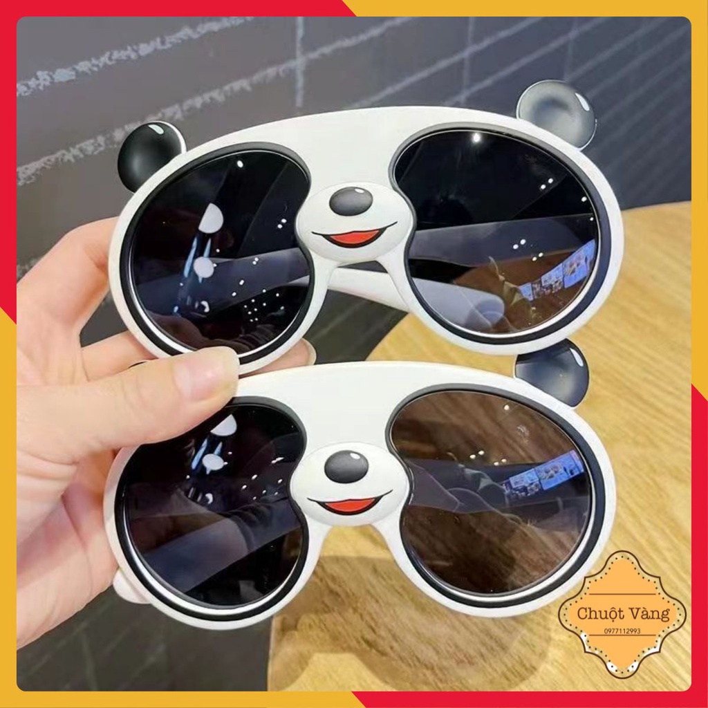 Kính chống nắng kính râm chống tia UV cho bé hình panda gấu trúc dễ thương