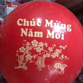 Bóng bay chúc mừng năm mới to đại
