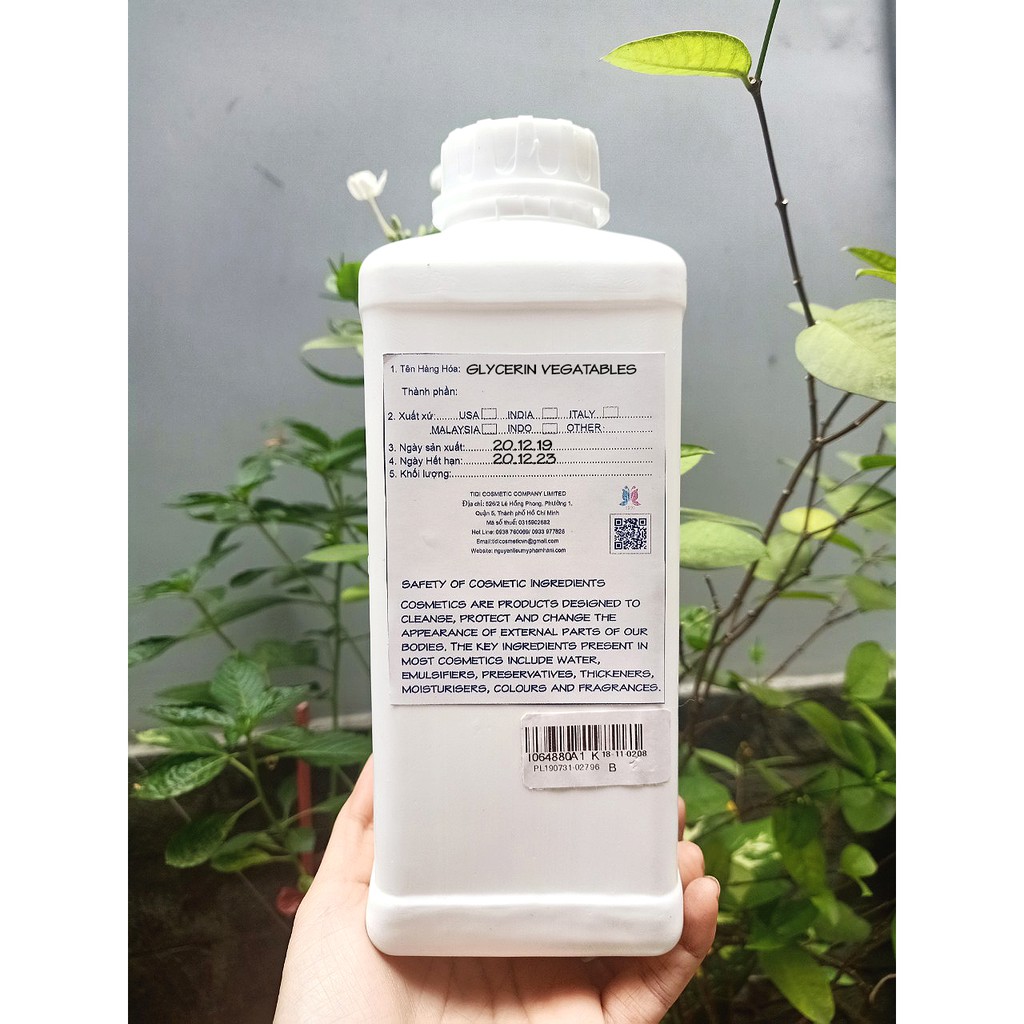 Glycerin thực vật