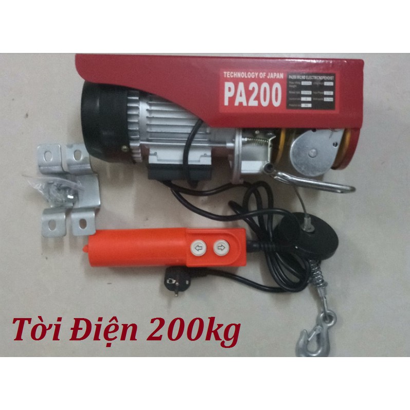 Máy Tời Điện 200Kg 20M