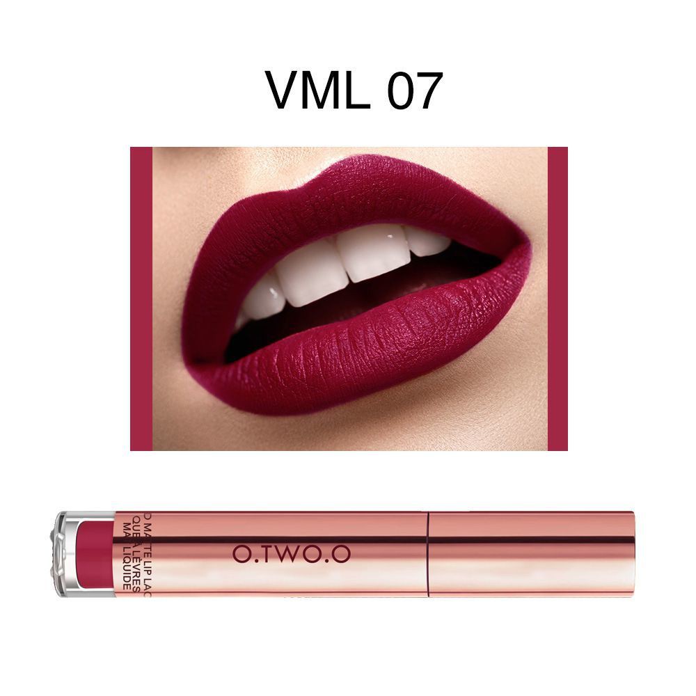 Crossover Makeup Explosion O.TWO.O Non-stick Cup Matte Lip Gloss Son môi lỏng không phai màu Matte Lip glaze bán hàng tr