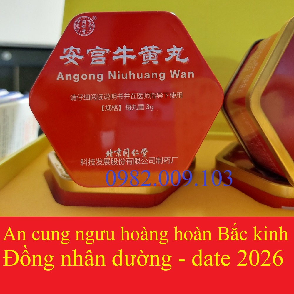 An Cung Ngưu Hoàng Hoàn - Angong Niuhuang Wan Phòng Và Hỗ Trợ phục hồi Sau Tai Biến