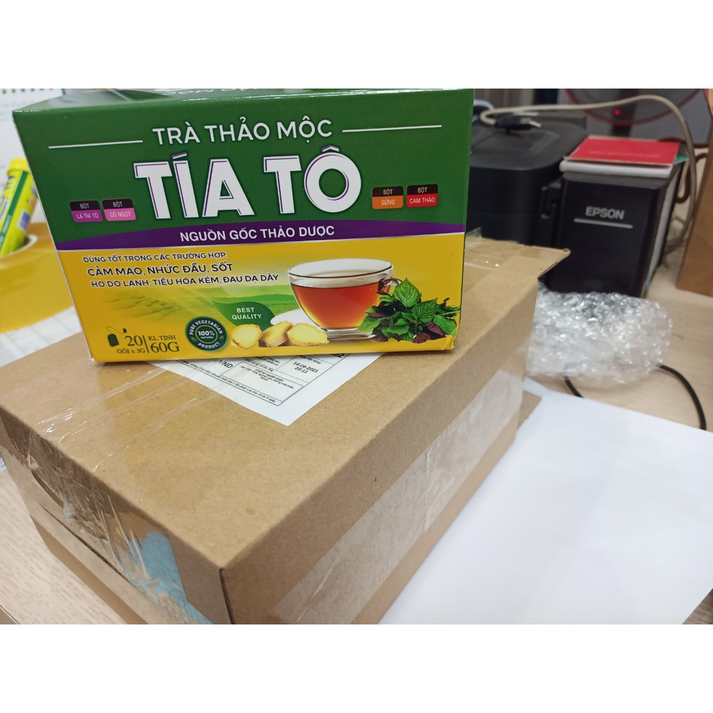 Trà Thảo Mộc Tía Tô Nguồn Gốc Thảo Dược (100% TỰ NHIÊN) | BigBuy360 - bigbuy360.vn
