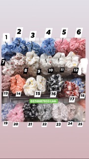 Cột tóc Scrunchie đồng giá 12k # bán hàng có tâm