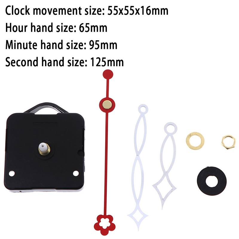 DSVN 1Set DIY Clock Mechanism Parts Classic Hanging Quartz Wall Clock Movement