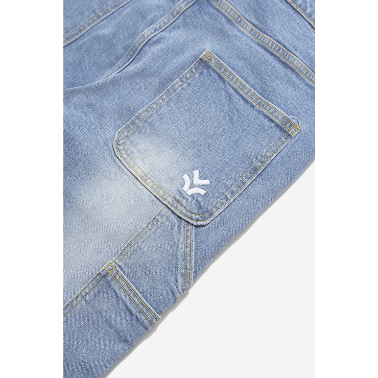 OWL BRAND® DOUBLE KNEE RELAX JEANS - Quần jean dài may đắp Màu Xanh - OWL010921 | BigBuy360 - bigbuy360.vn