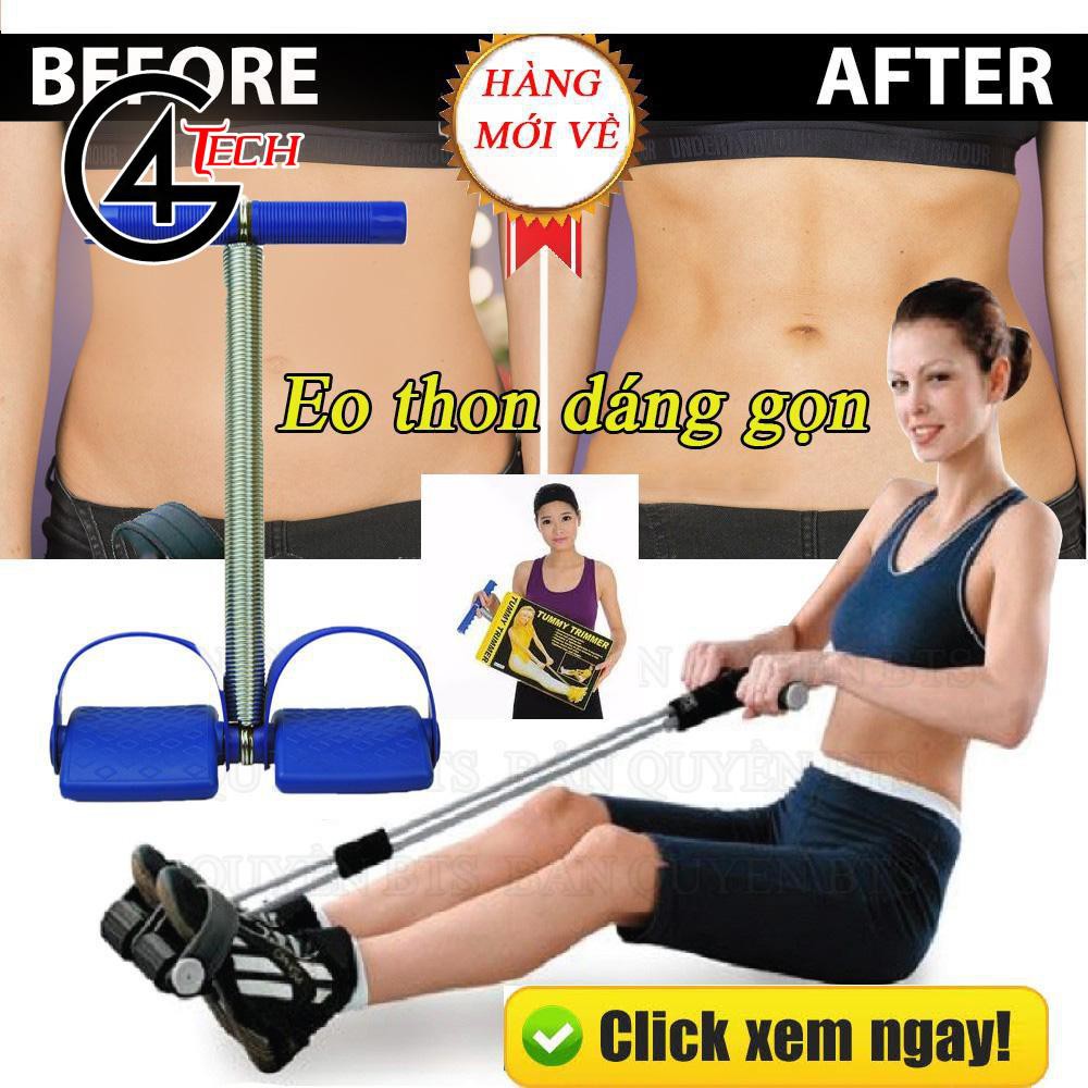 Dụng cụ tập cơ bụng tại nhà, dây kéo tập lưng bụng lò xo Tummy Trimmer