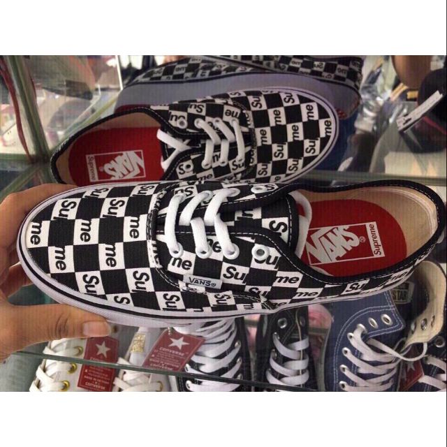 Giày vans caro superme