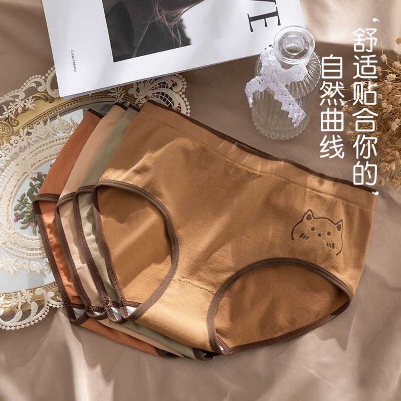 Bộ 4 Quần Lót Nữ Kháng Khuẩn Không Đường May