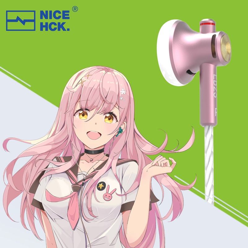 Tai Nghe NiceHCK EB2S 3.5mm 4.4mm 15.4mm Âm Thanh HIFI Có Dây HD B40 / B70 / EBX21