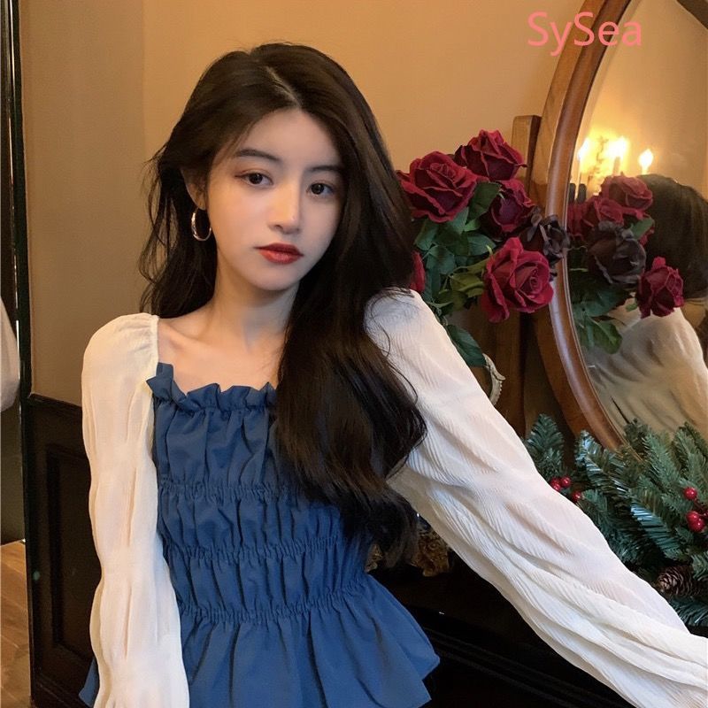 Áo Kiểu Tay Dài Thời Trang Công Sở Thanh Lịch