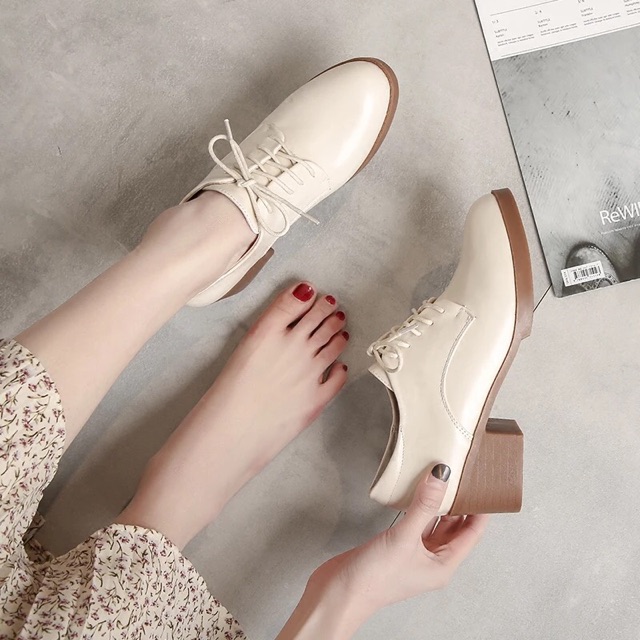 Giày oxford đế 3p